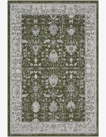 Green Kamala Washable Rug
