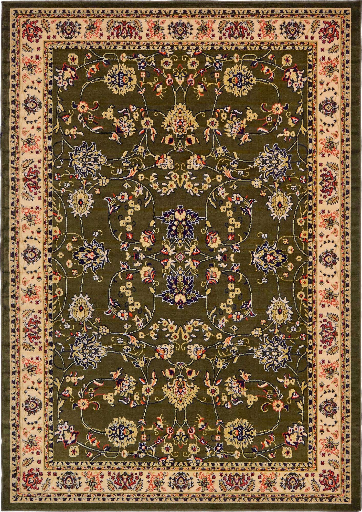 7' x 10' Kashan Design Rug