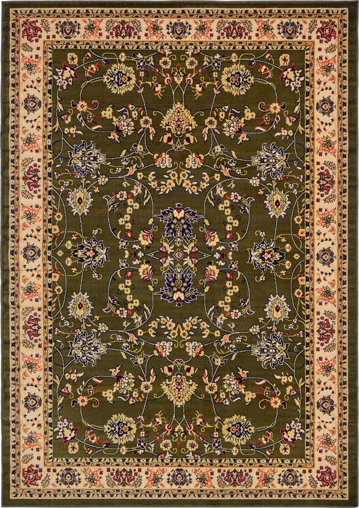 7' x 10' Kashan Design Rug