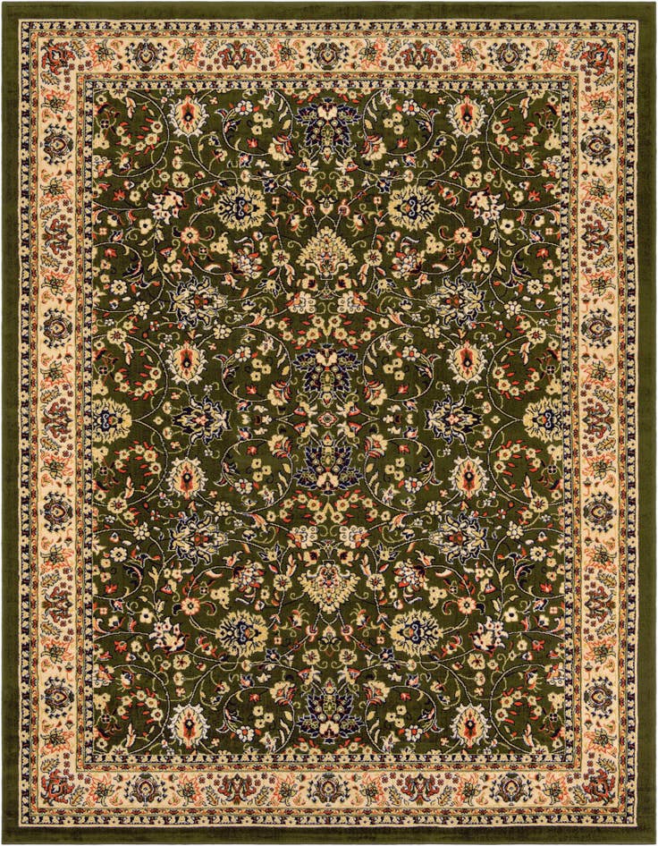 Detail image of 7' 10 x 11' Kashan Design Rug