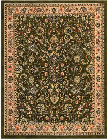 7' 10 x 10' Kashan Design Rug