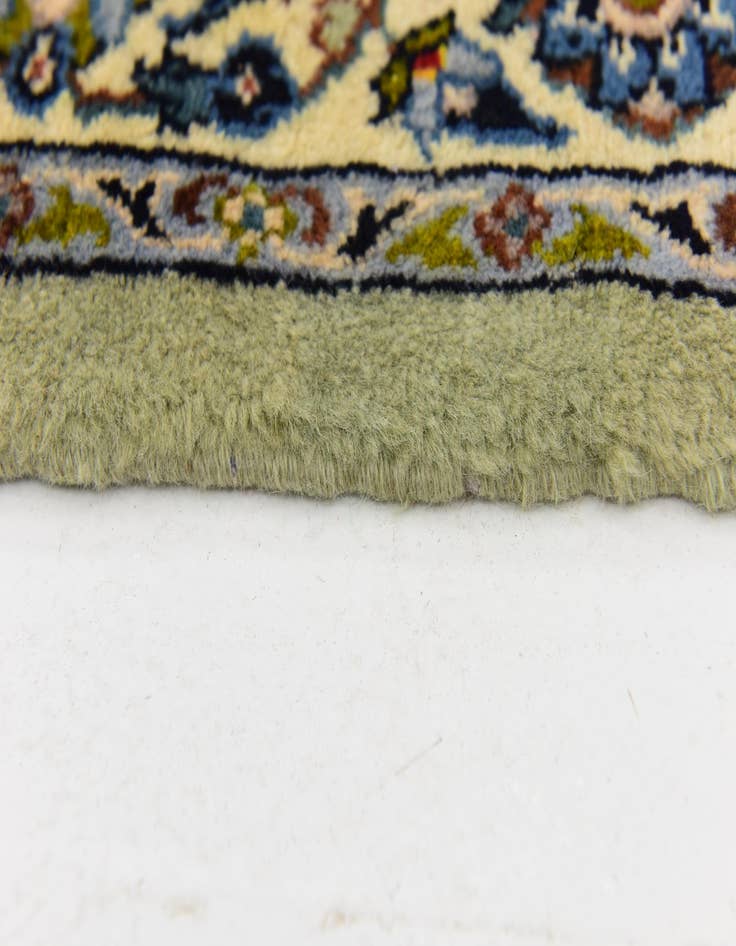 Detail image of 9' x 12' 10 Hand Knotted Kashan Persian Wool Rug