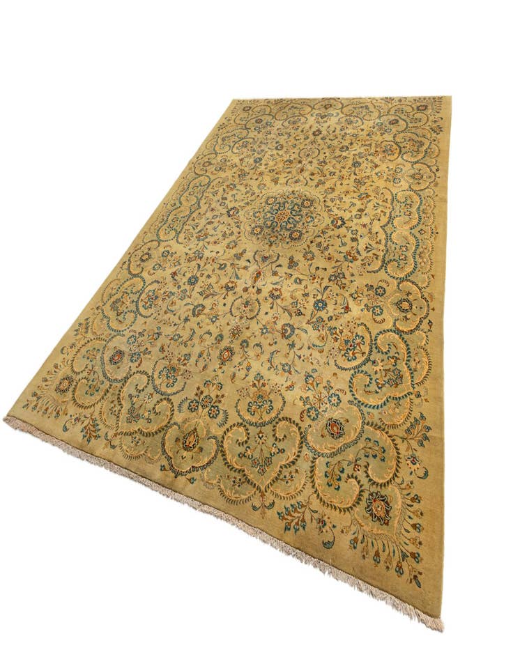 Detail image of 10' x 13' 8 Kashan Wool Rug