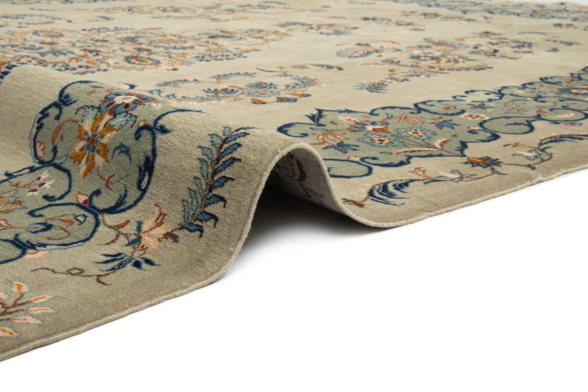 7' 9 x 11' 5 Kashan Wool Rug