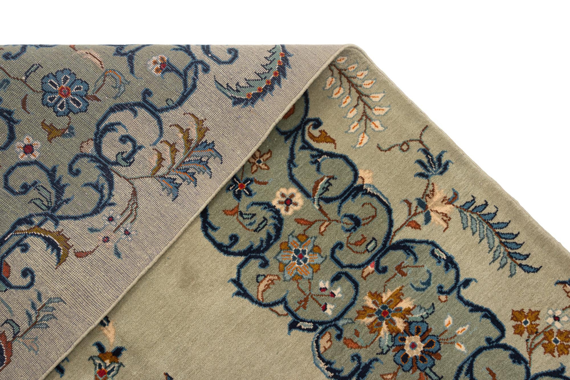 7' 9 x 11' 5 Kashan Wool Rug
