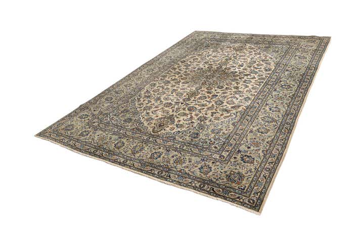 7' 10 x 11' 2 Kashan Wool Rug
