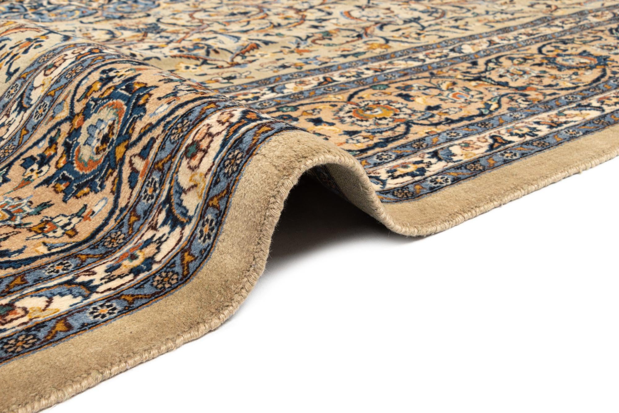 9' 10 x 13' 5 Kashan Wool Rug