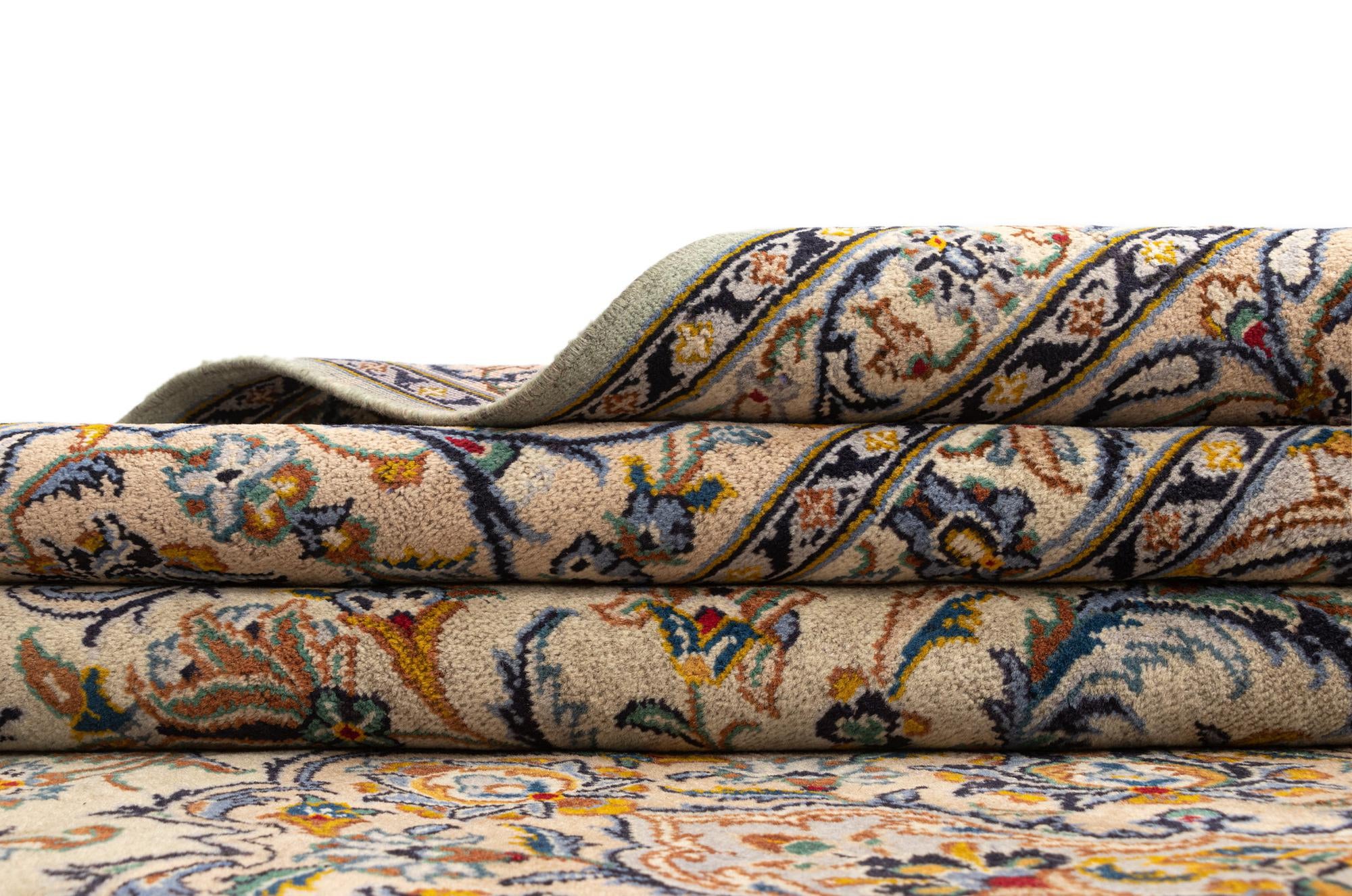 9' 9 x 13' 3 Kashan Wool Rug