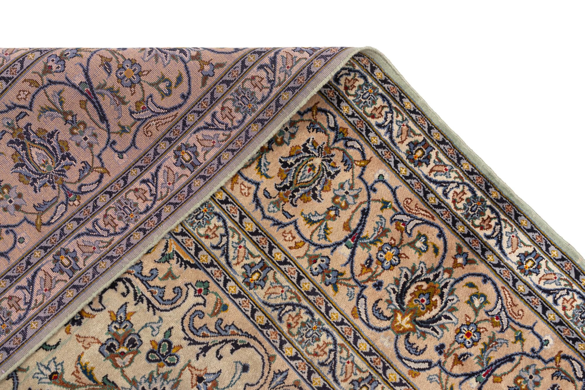 9' 9 x 13' 3 Kashan Wool Rug