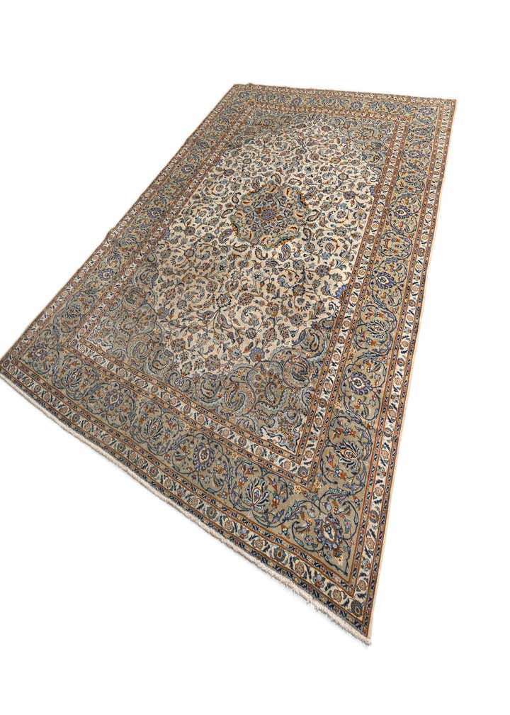 9' 10 x 13' 1 Kashan Wool Rug