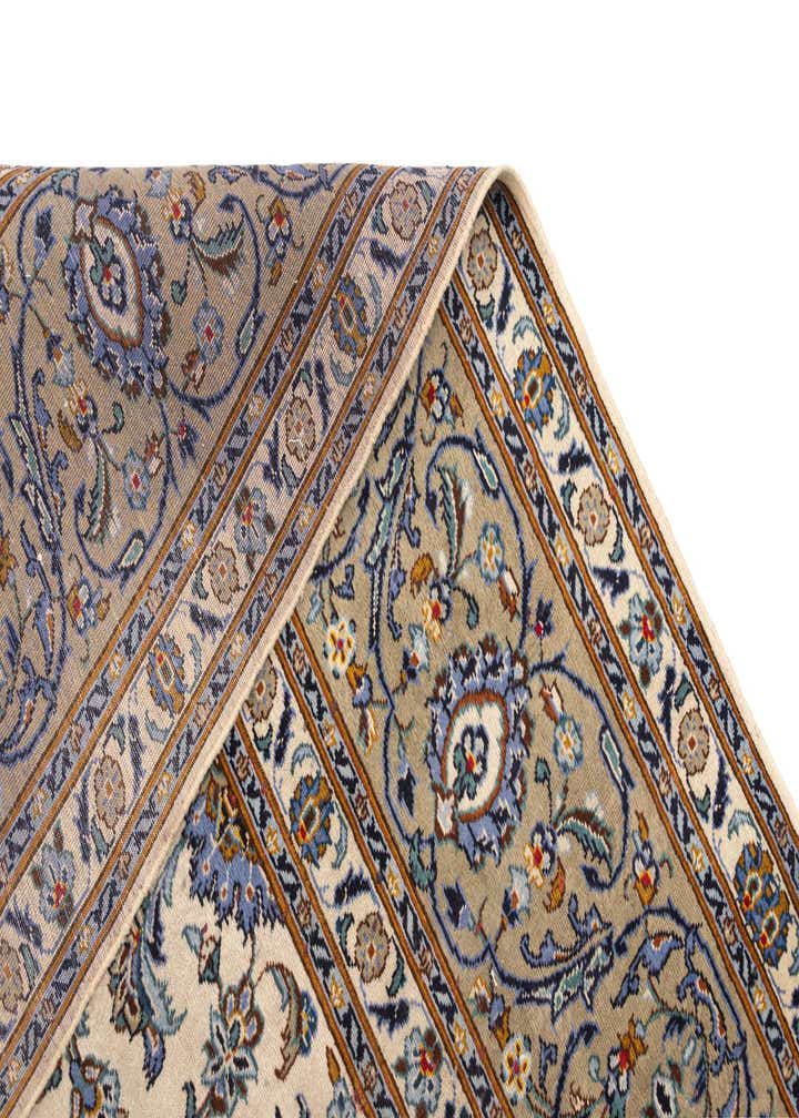 9' 10 x 13' 1 Kashan Wool Rug