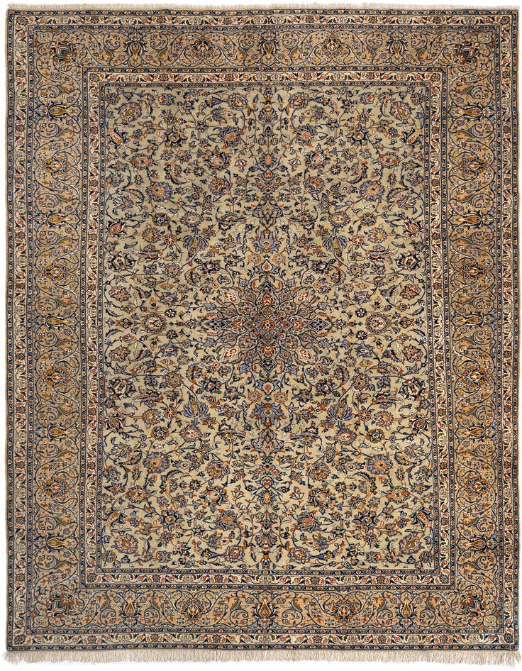 Detail image of 9' 9 x 13' 3 Kashan Wool Rug