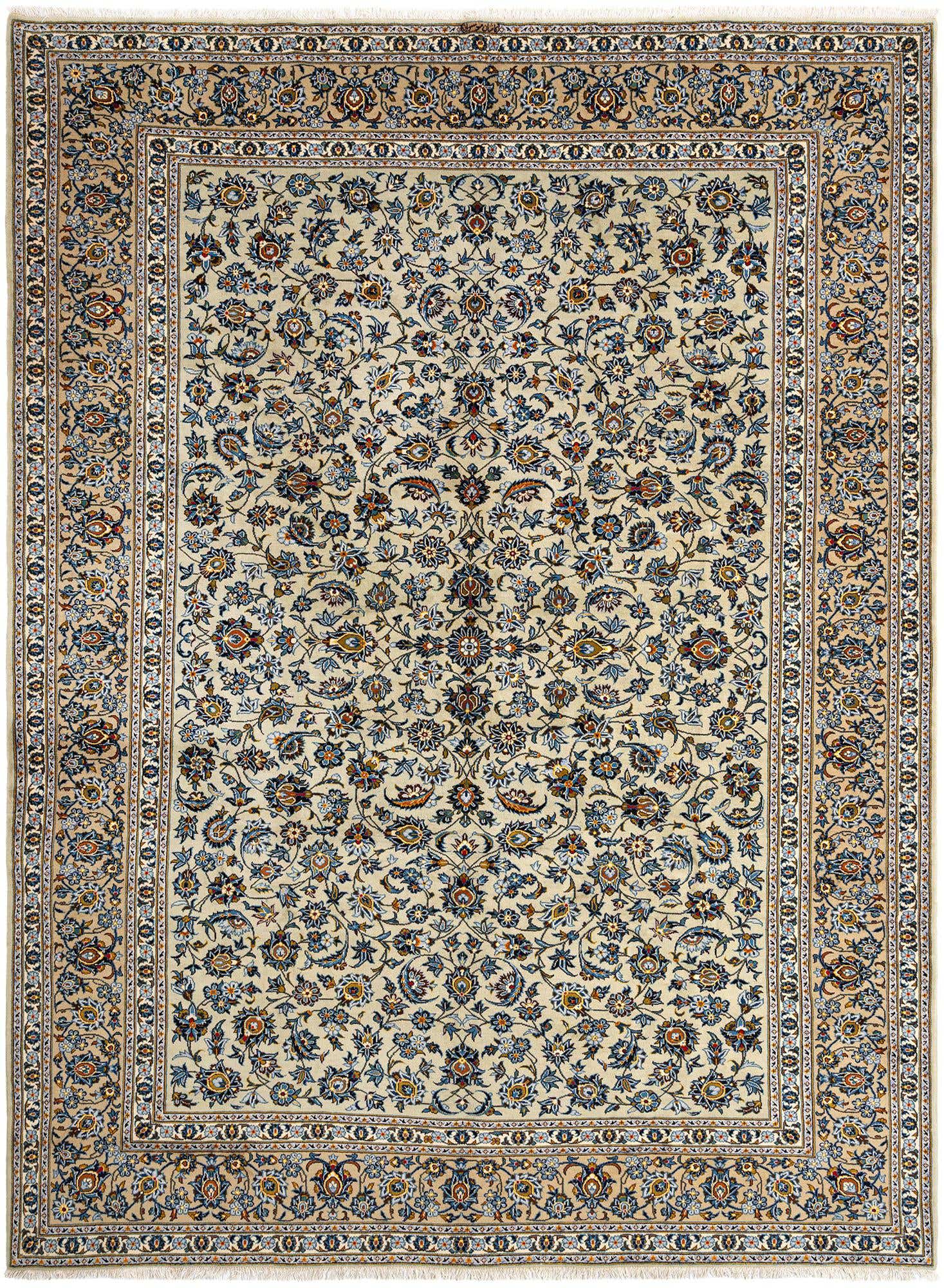 10' x 13' 4 Kashan Wool Rug
