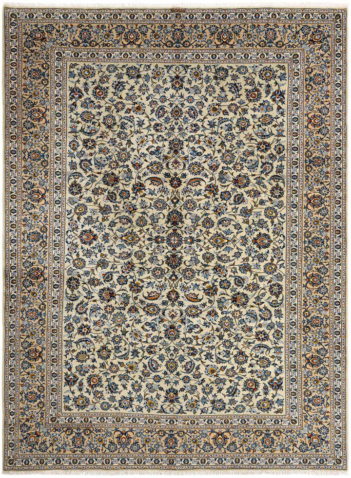 10' x 13' 4 Kashan Wool Rug