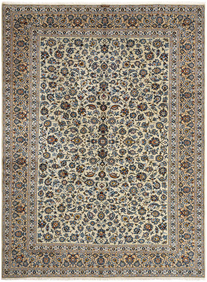 Detail image of 10' x 13' 4 Kashan Wool Rug