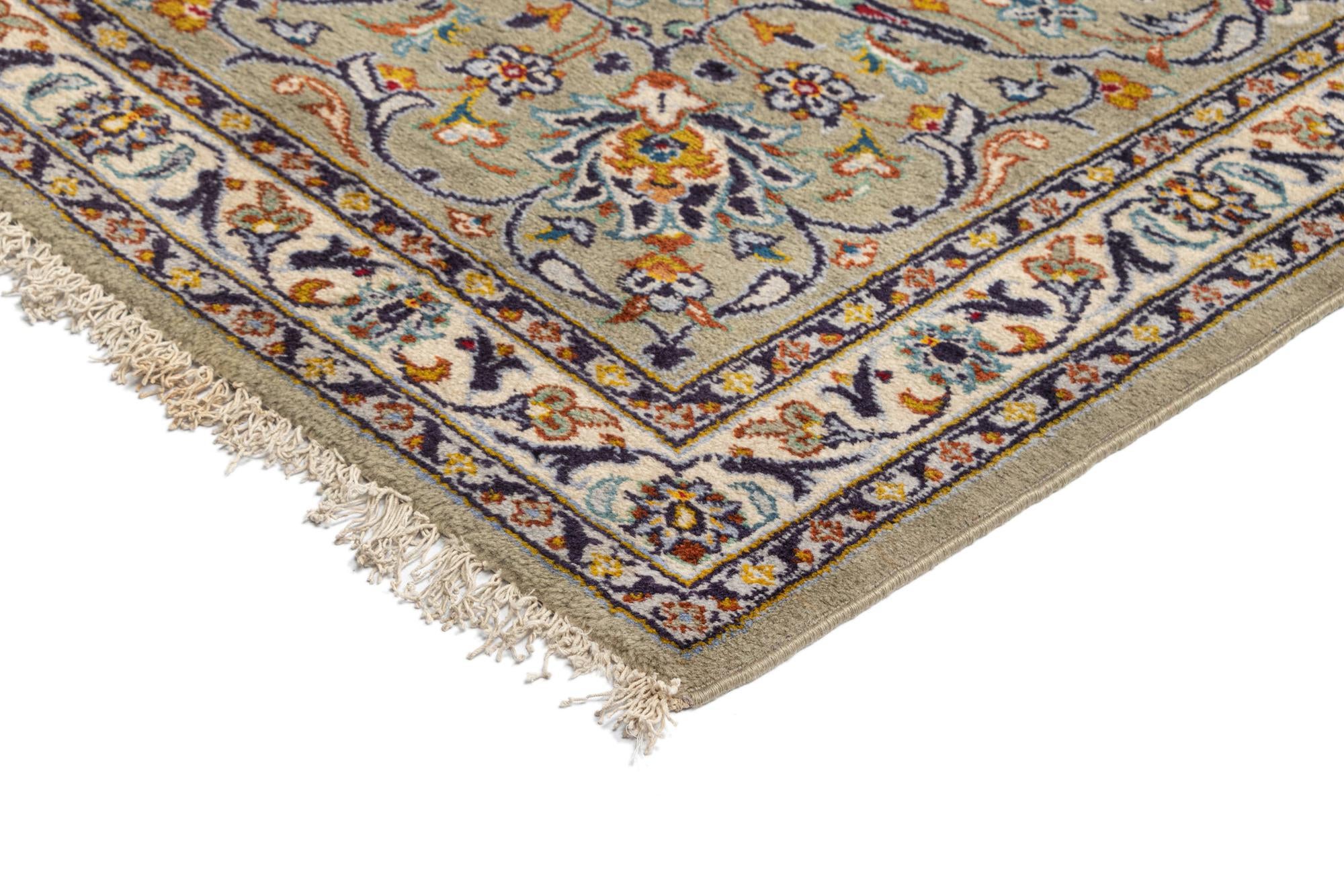 9' 11 x 13' 1 Kashan Wool Rug