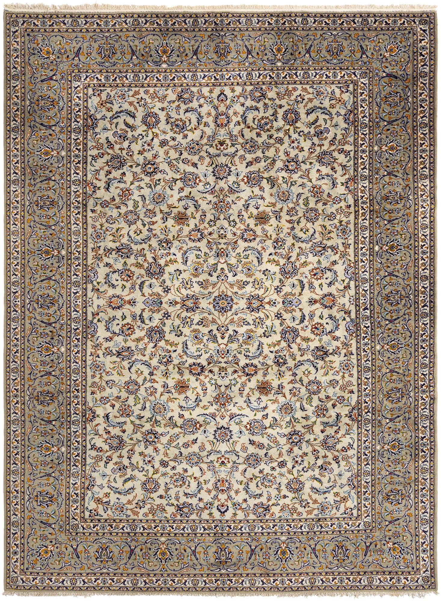 9' 11 x 13' 1 Kashan Wool Rug