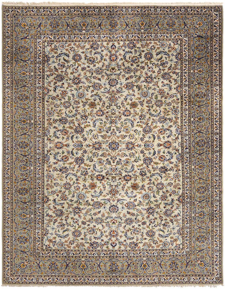 Detail image of 9' 11 x 13' 1 Kashan Wool Rug