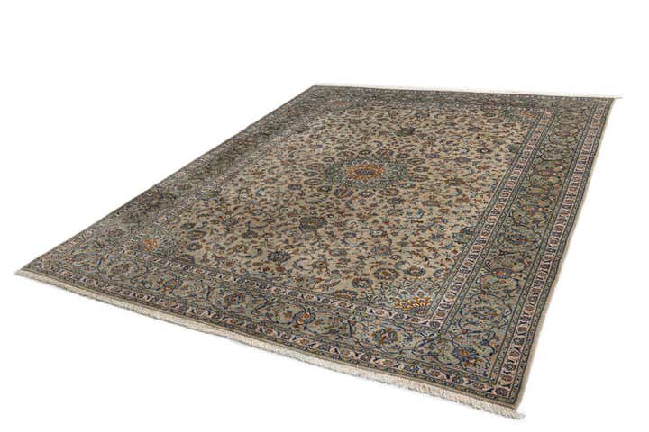 9' 9 x 12' 3 Kashan Wool Rug