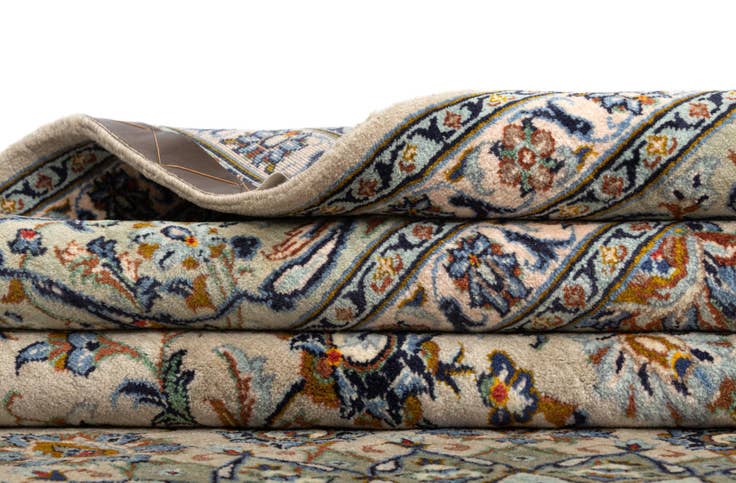 Detail image of 9' 9 x 12' 3 Kashan Wool Rug