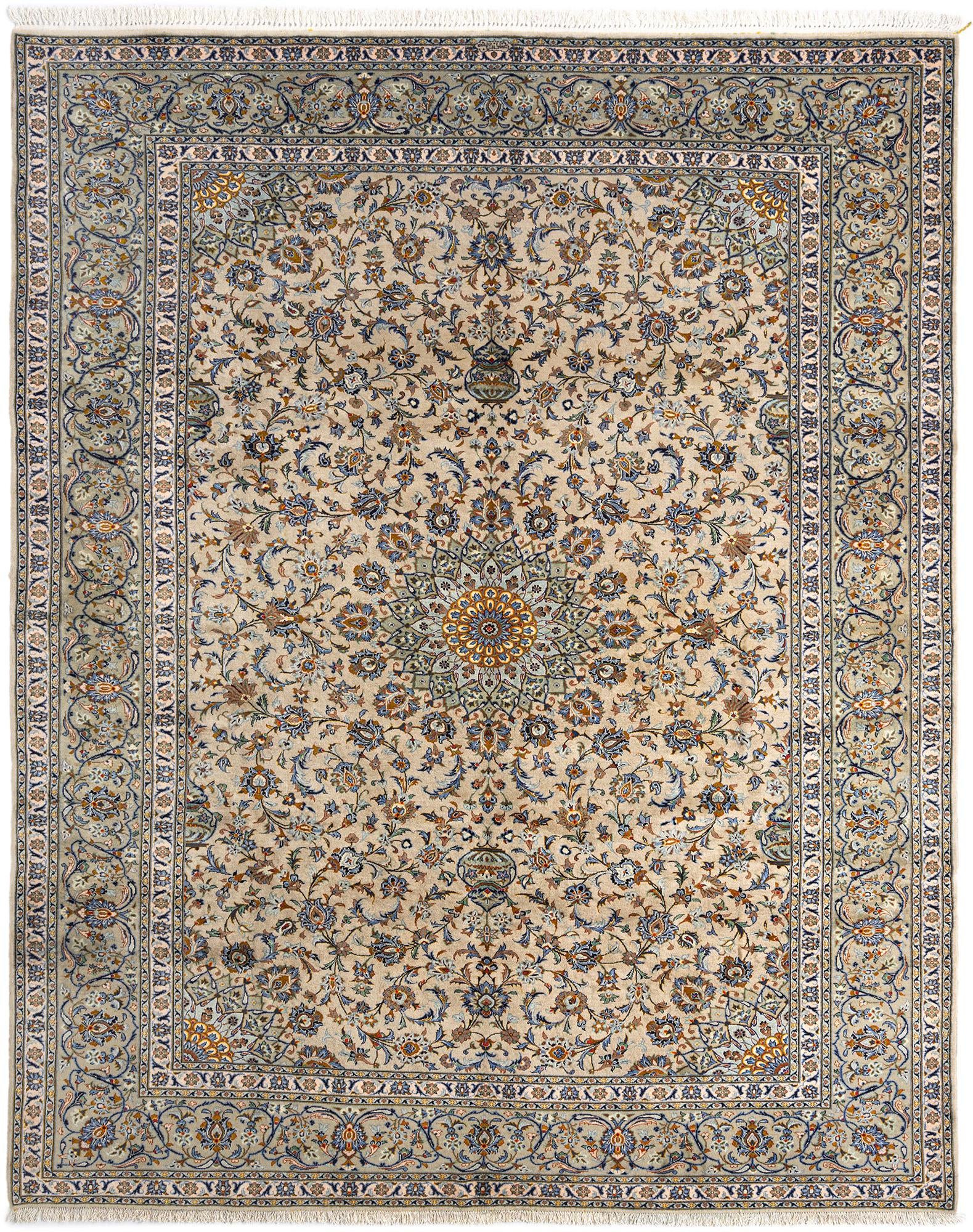 9' 9 x 12' 3 Kashan Wool Rug