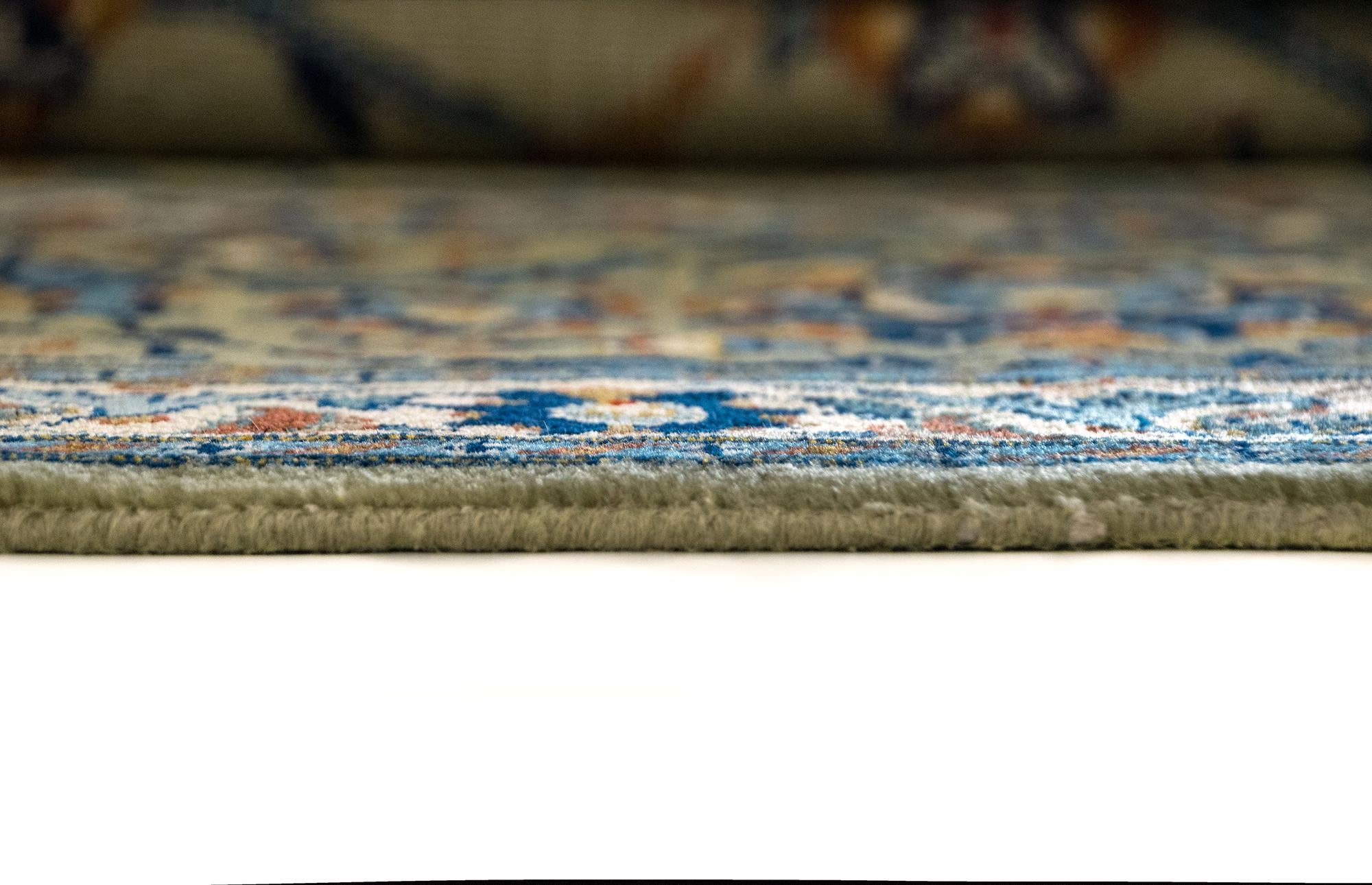 9' 5 x 13' 3 Hand Knotted Kashan Persian Rug