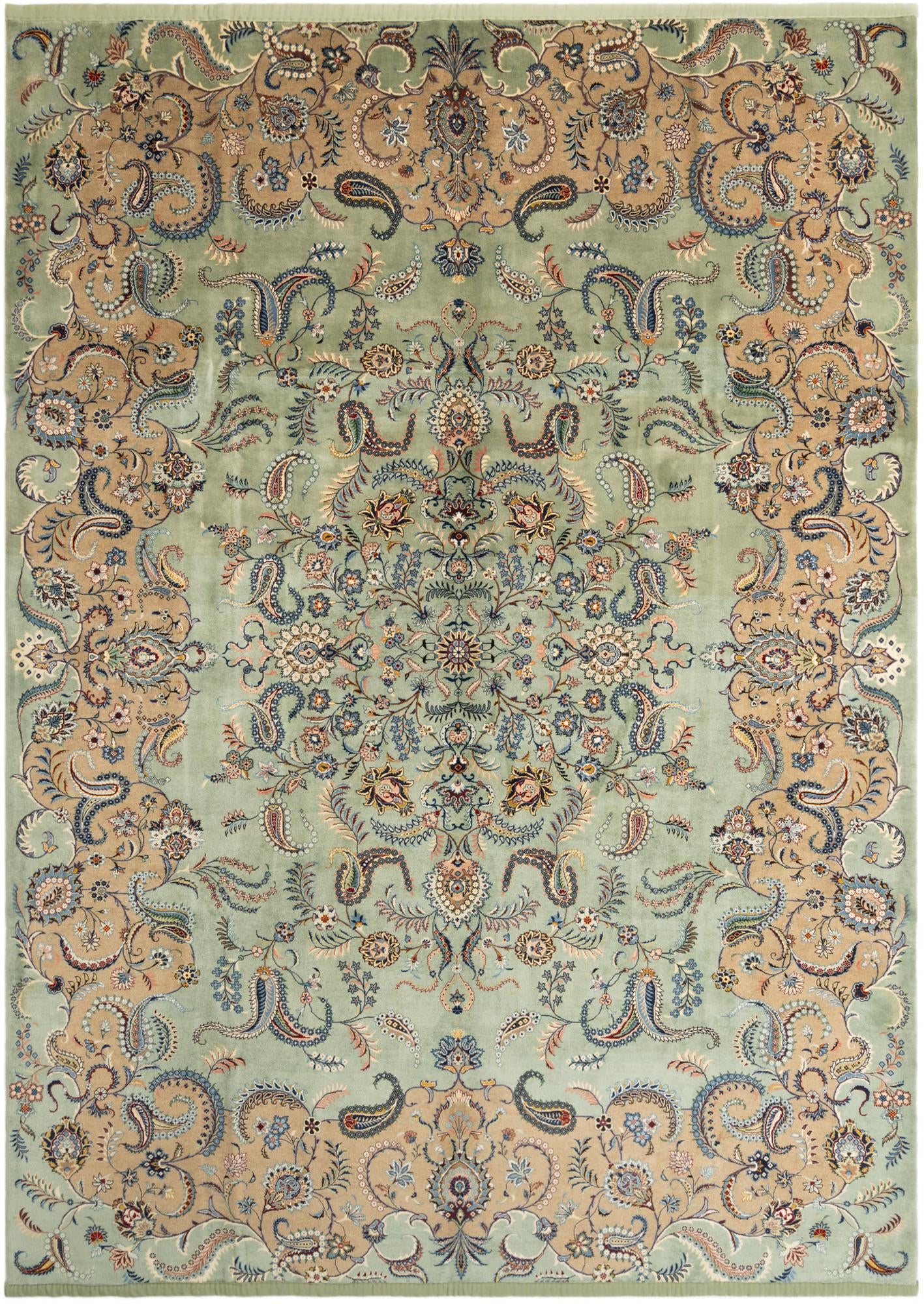 9' 11 x 13' 9 Kashan Rug