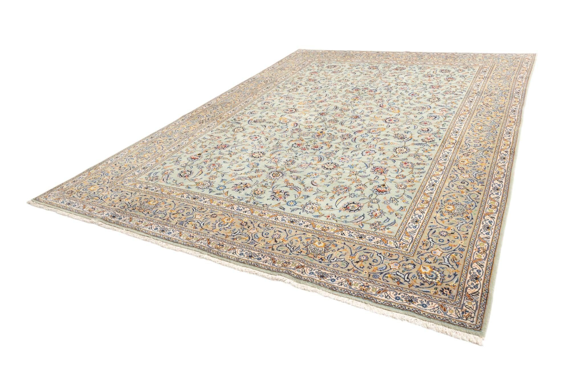 10' 1 x 13' 7 Kashan Rug