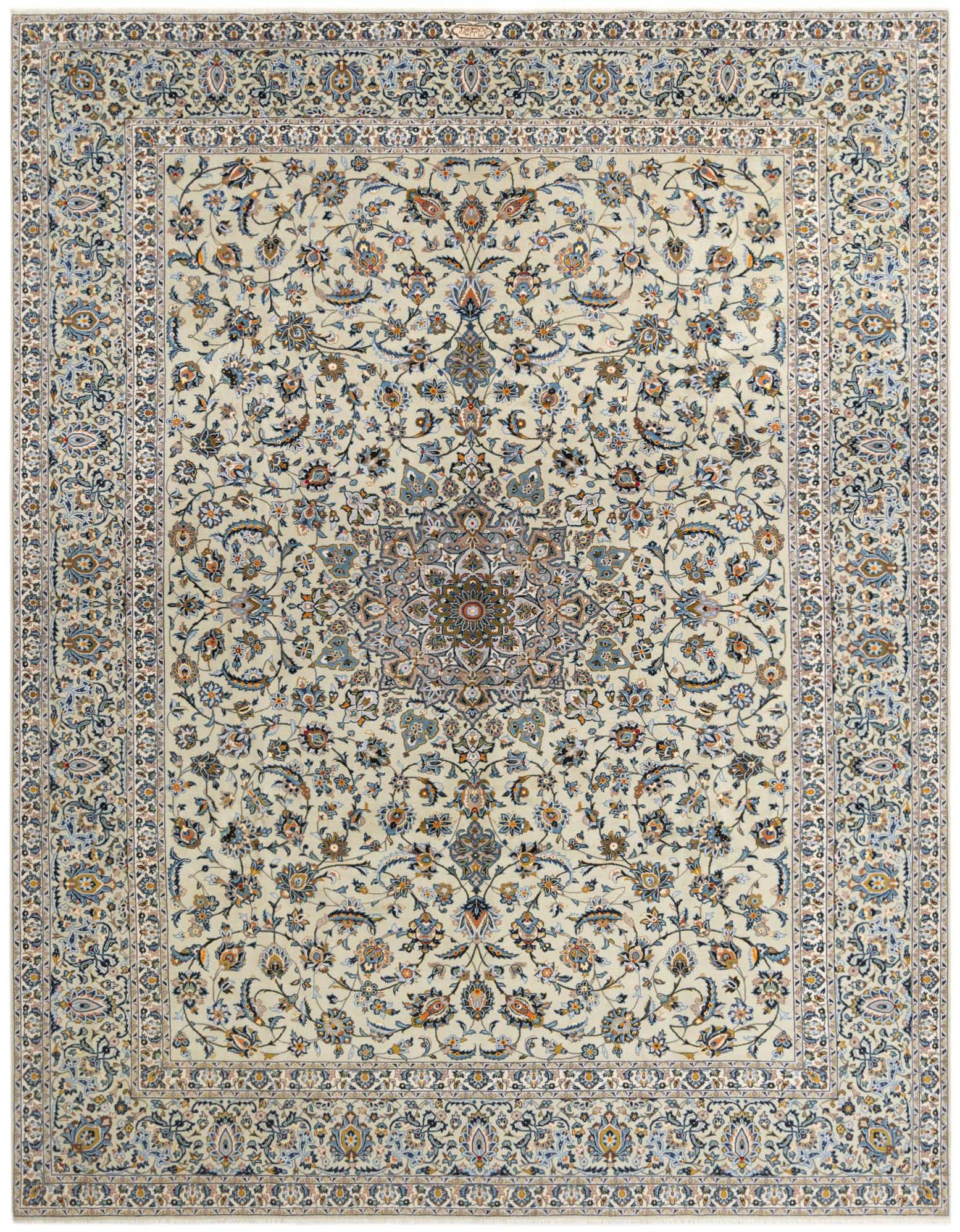 10' 4 x 13' 1 Kashan Rug