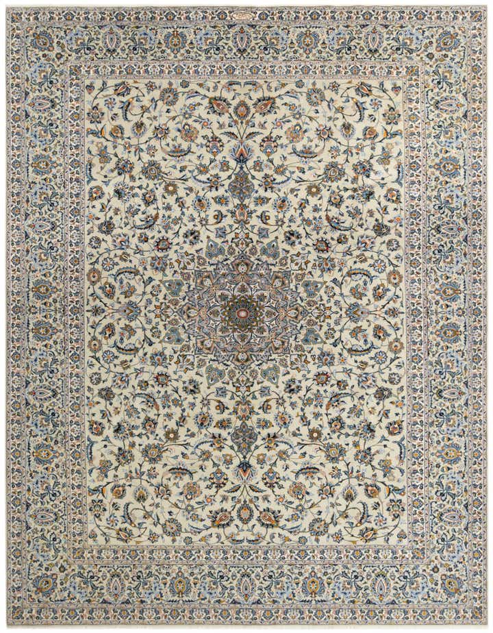 10' 4 x 13' 1 Kashan Rug