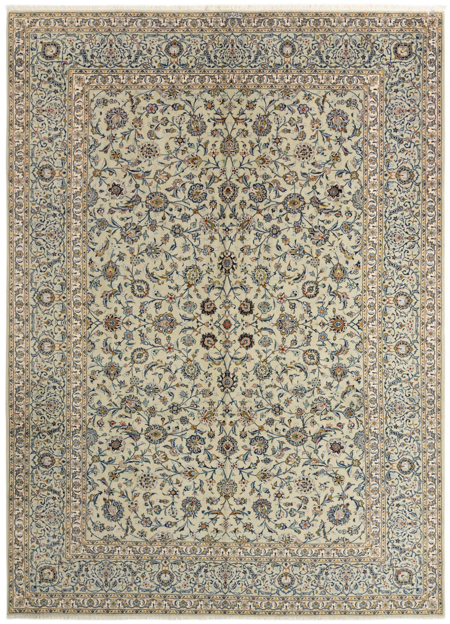 9' 8 x 13' 3 Kashan Rug