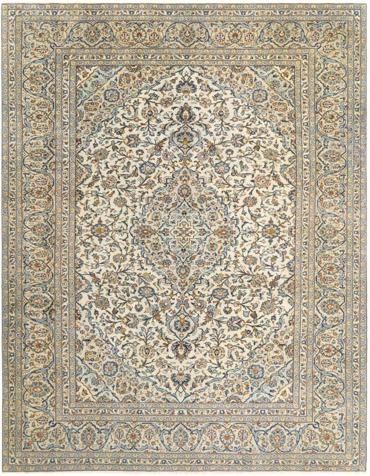 Detail image of 8' x 11' 3 Kashan Rug