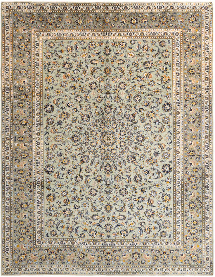 Detail image of 9' 10 x 13' 3 Kashan Rug