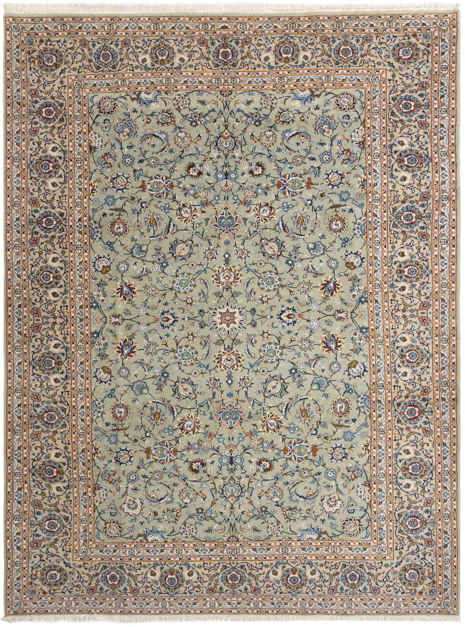 10' 1 x 13' 7 Kashan Rug