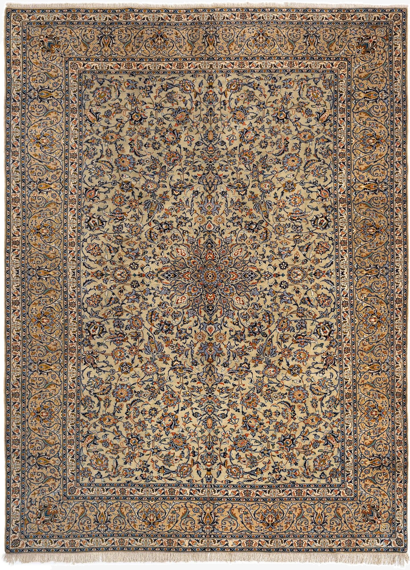 9' 9 x 13' 3 Kashan Wool Rug