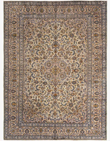 9' 9 x 13' 3 Kashan Wool Rug