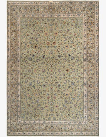 11' 2 x 16' 5 Kashan Rug