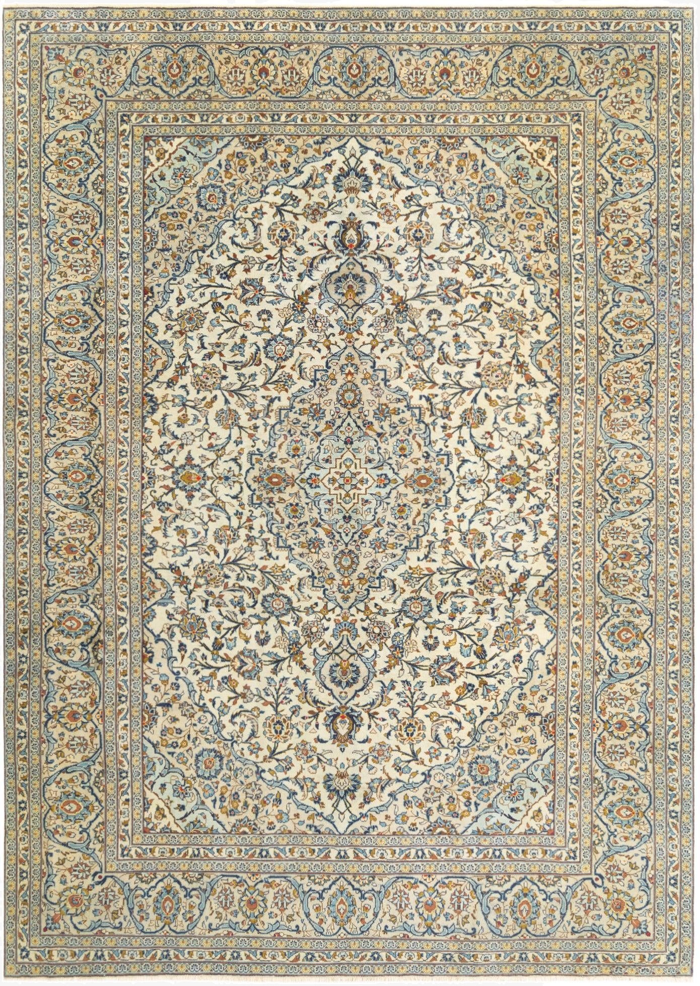 8' x 11' 3 Kashan Rug