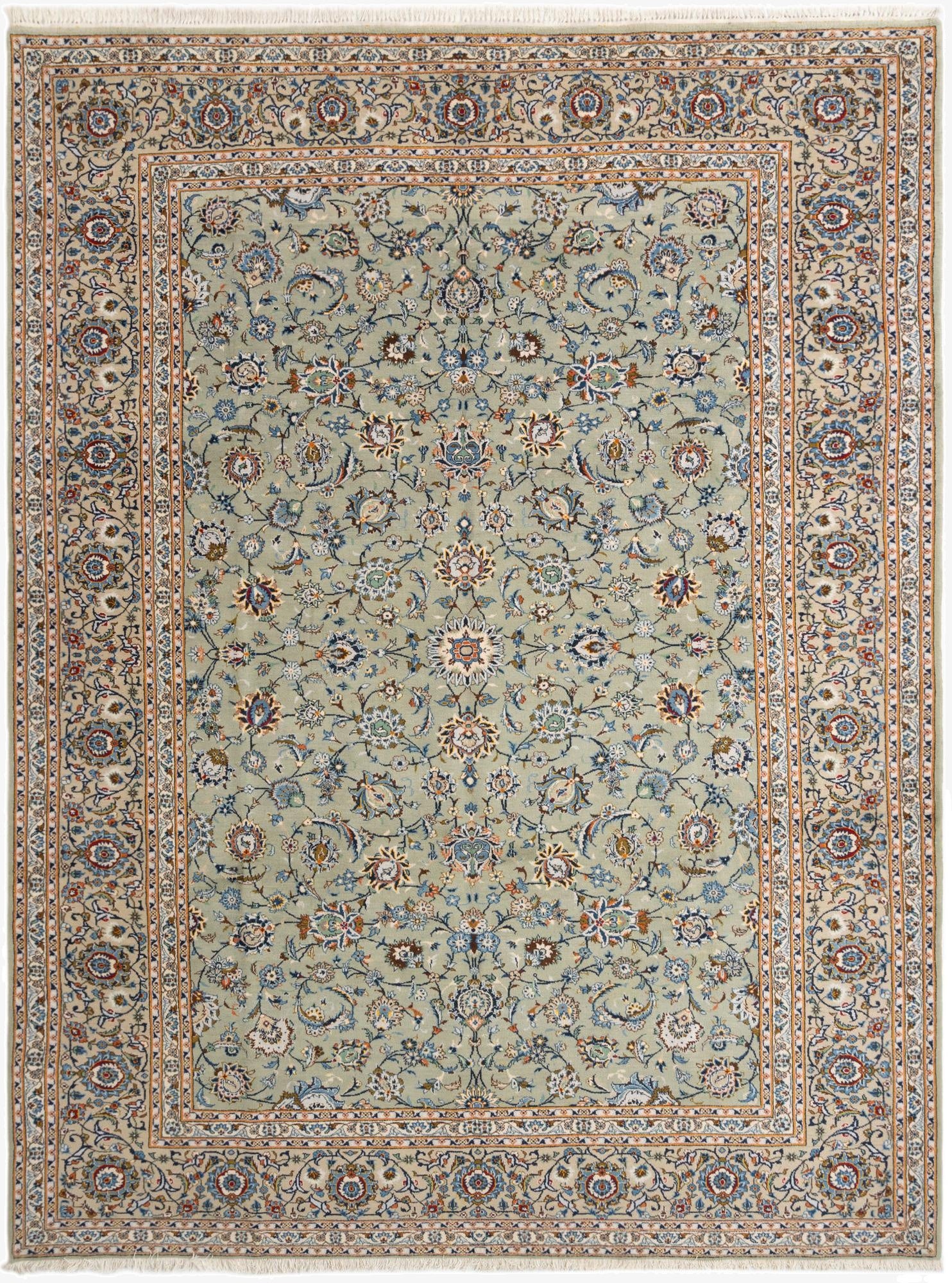 10' 1 x 13' 7 Kashan Rug