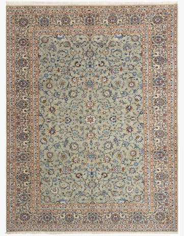 10' 1 x 13' 7 Kashan Rug