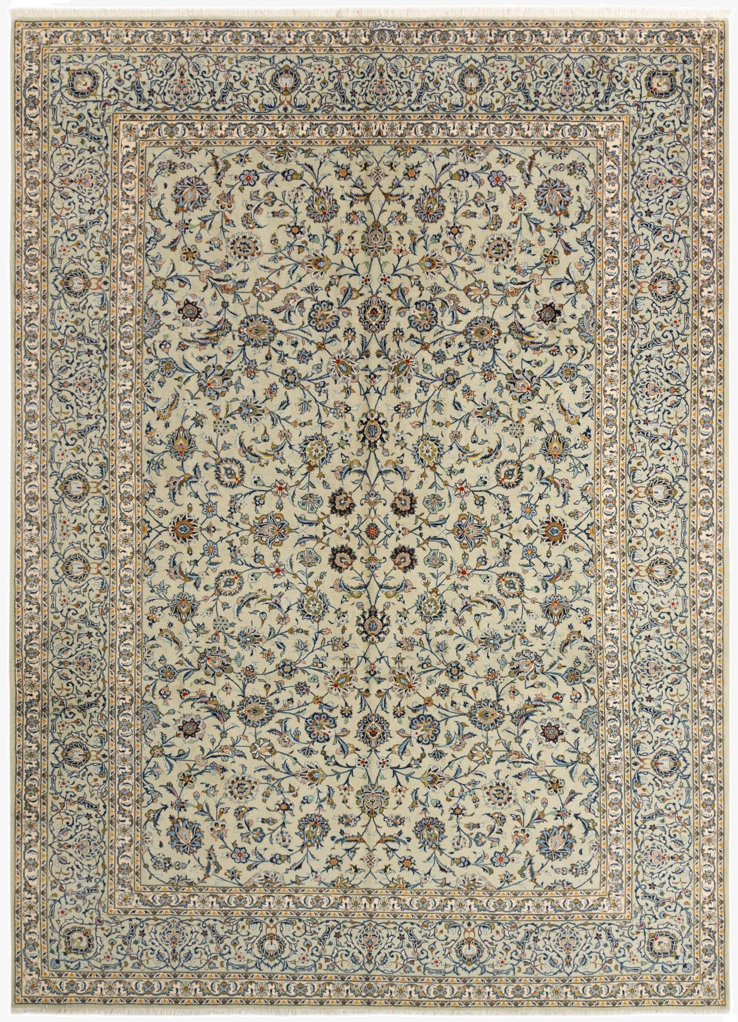 9' 8 x 13' 3 Kashan Rug