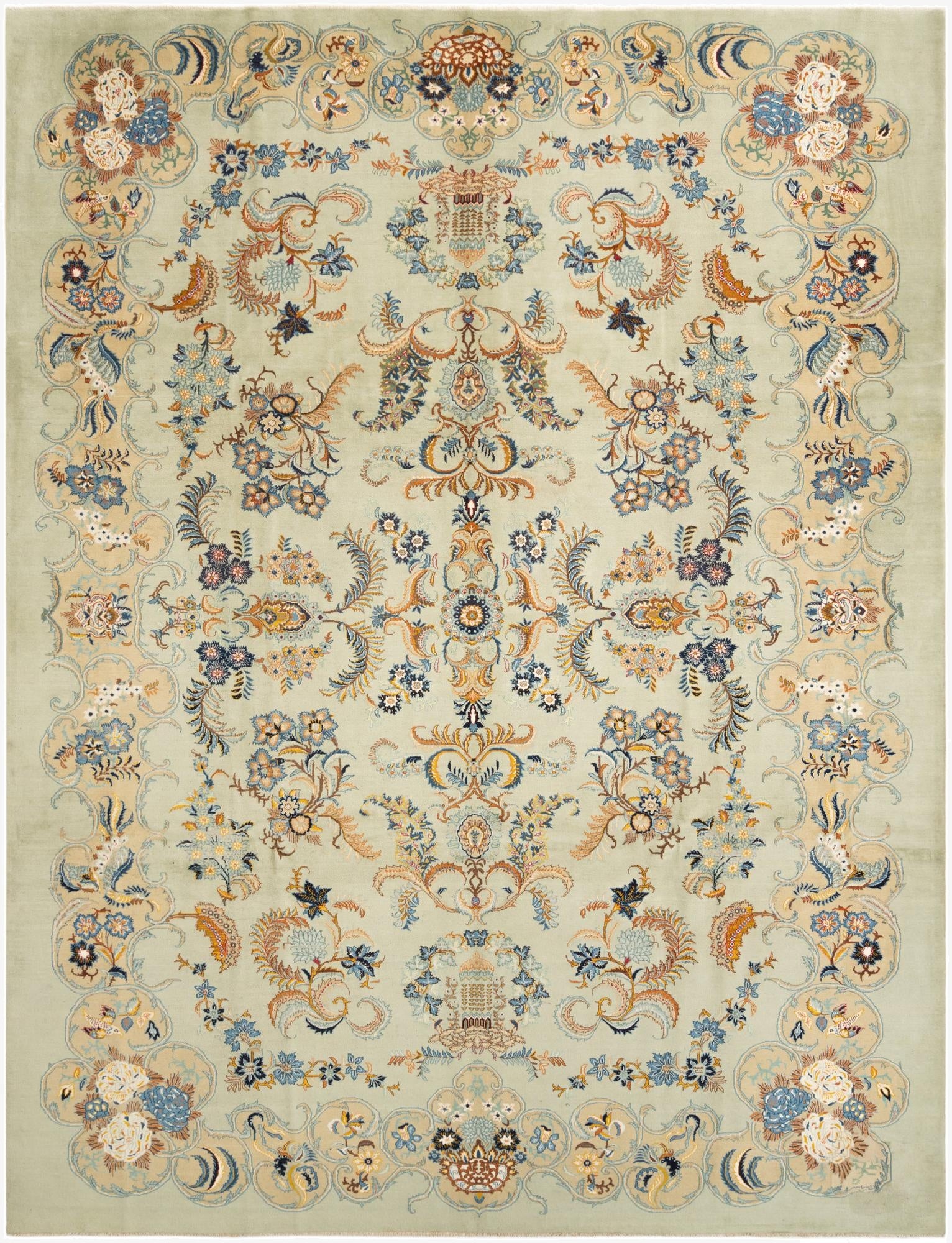 10' 8 x 13' 11 Kashan Rug