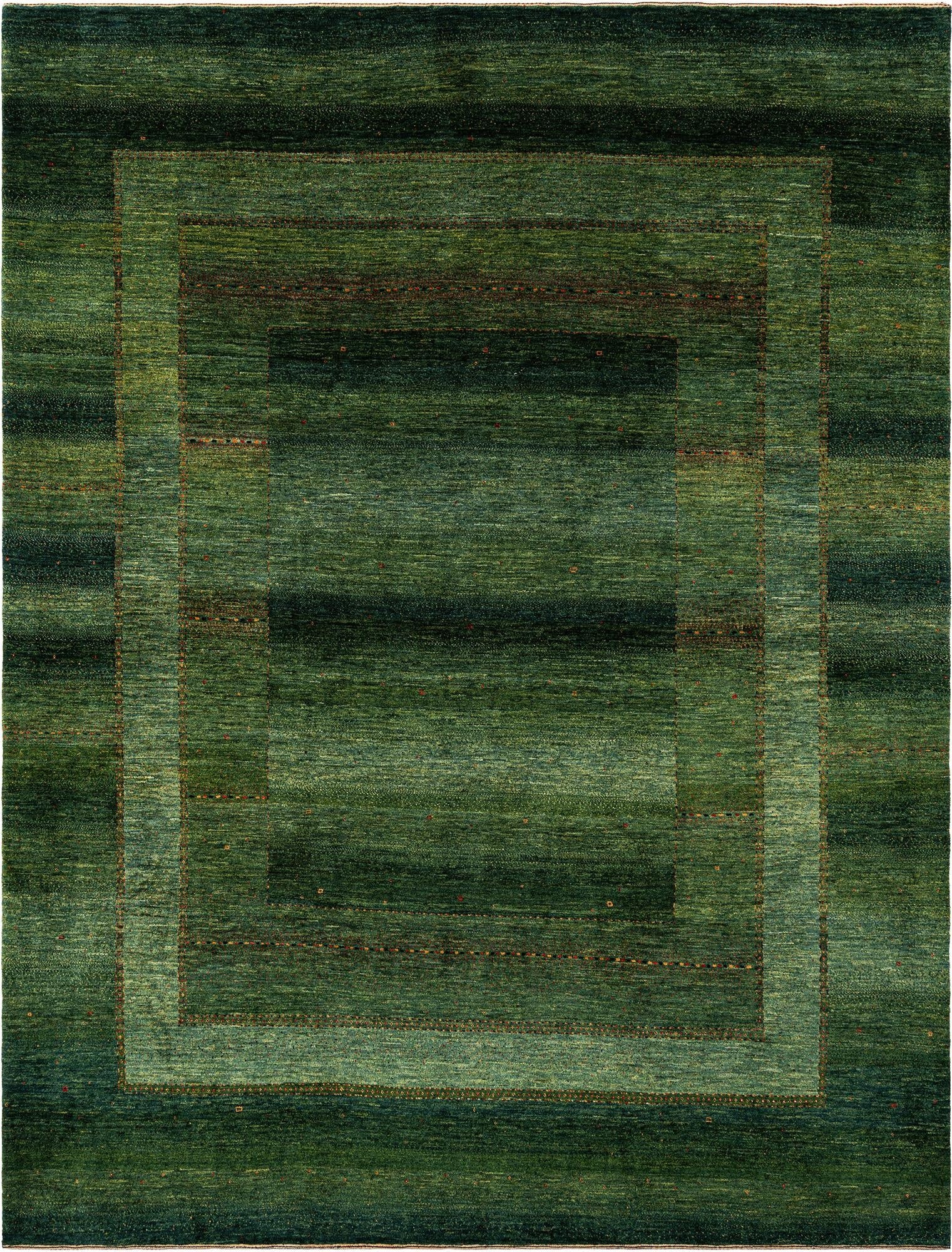 8' x 10' 5 Hand Knotted Kashkuli Rug