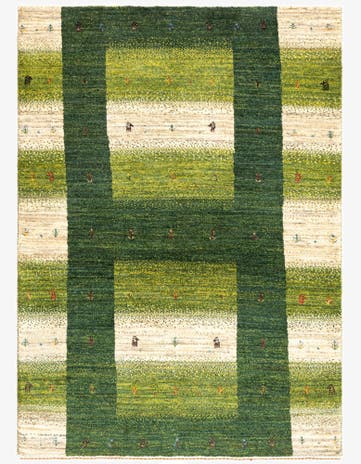 3' 4 x 4' 8 Kashkuli Wool Rug