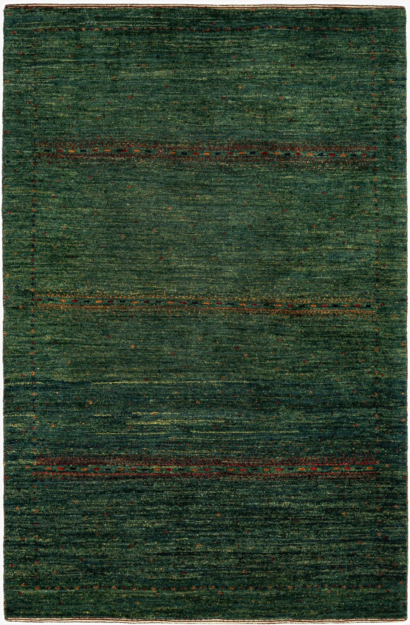 3' 4 x 5' 1  Hand Knotted Kashkuli Rug