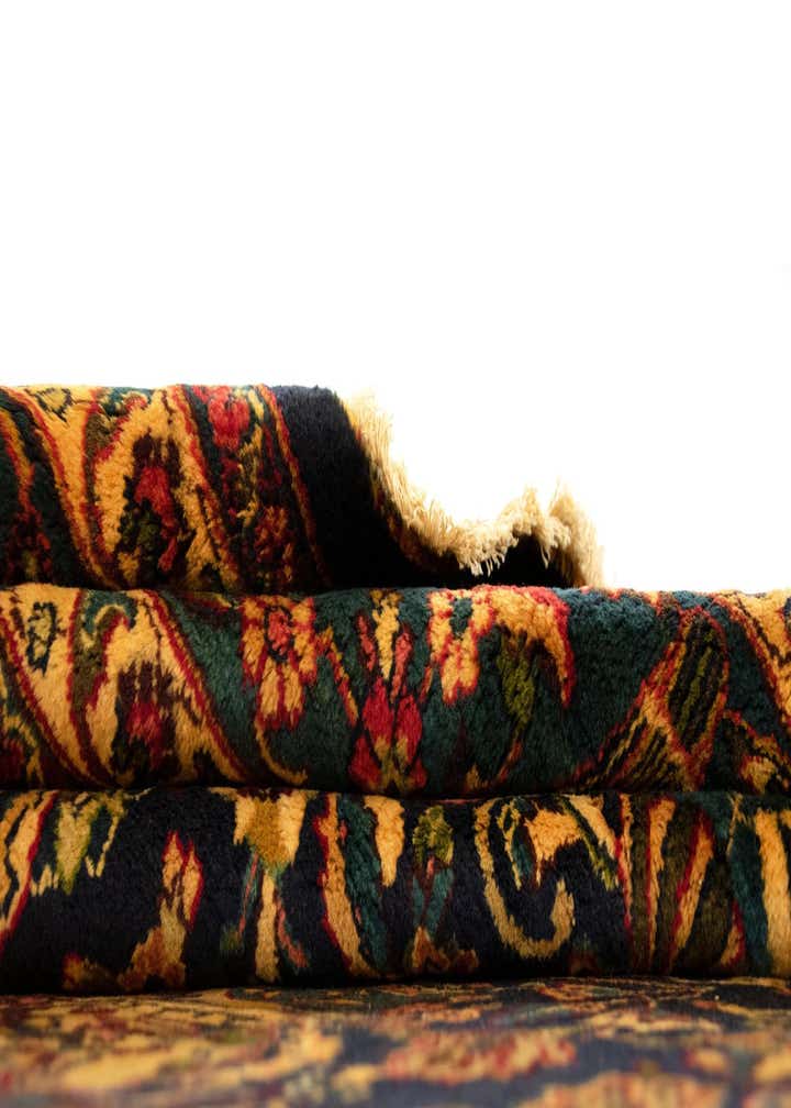 9' 4 x 12' 7 Hand Knotted Kashmar Persian Wool Rug