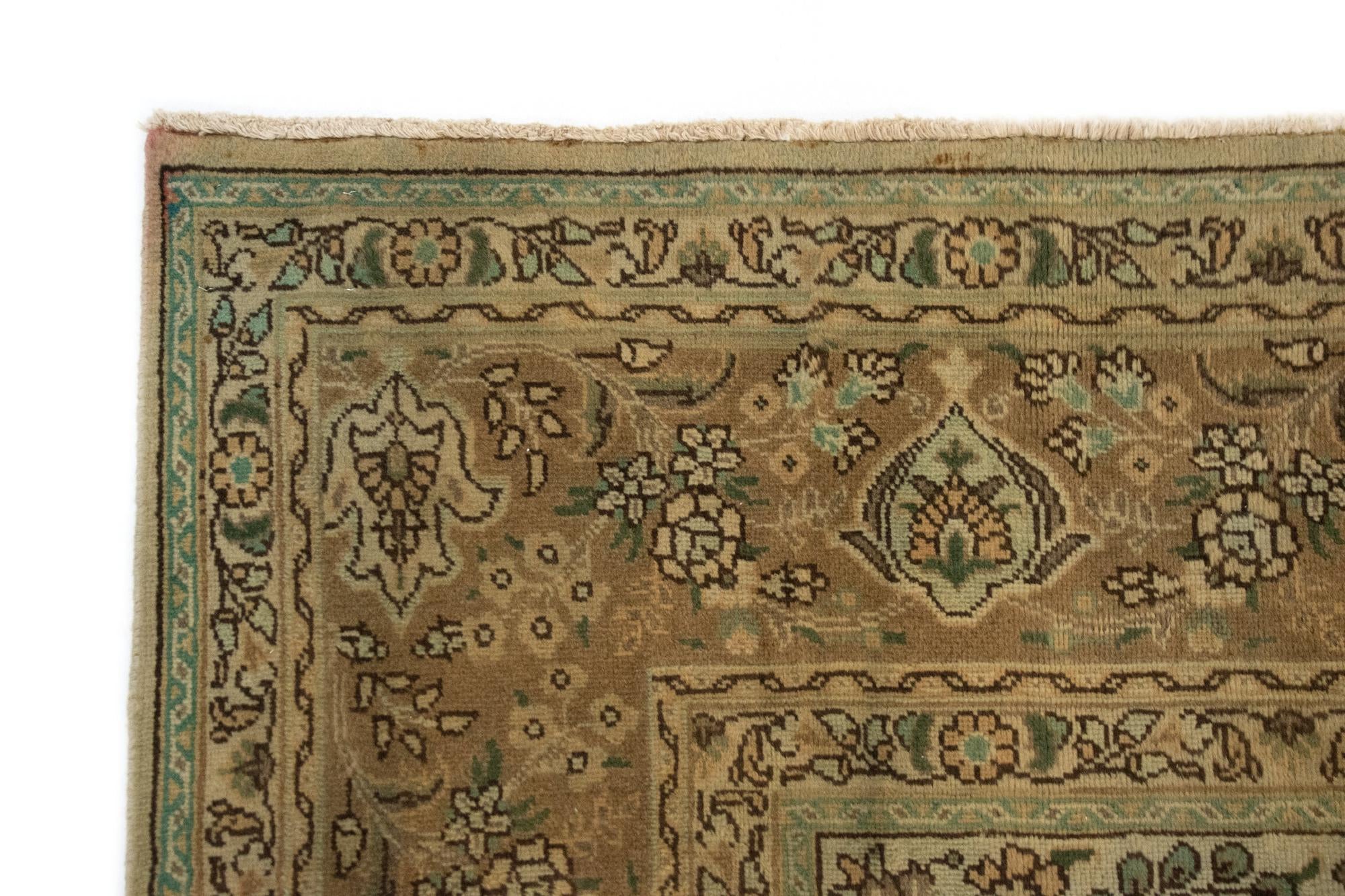8' 4 x 11' 5 Hand Knotted Kashmar Persian Wool Rug