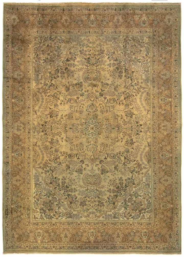 8' 4 x 11' 5 Hand Knotted Kashmar Persian Wool Rug