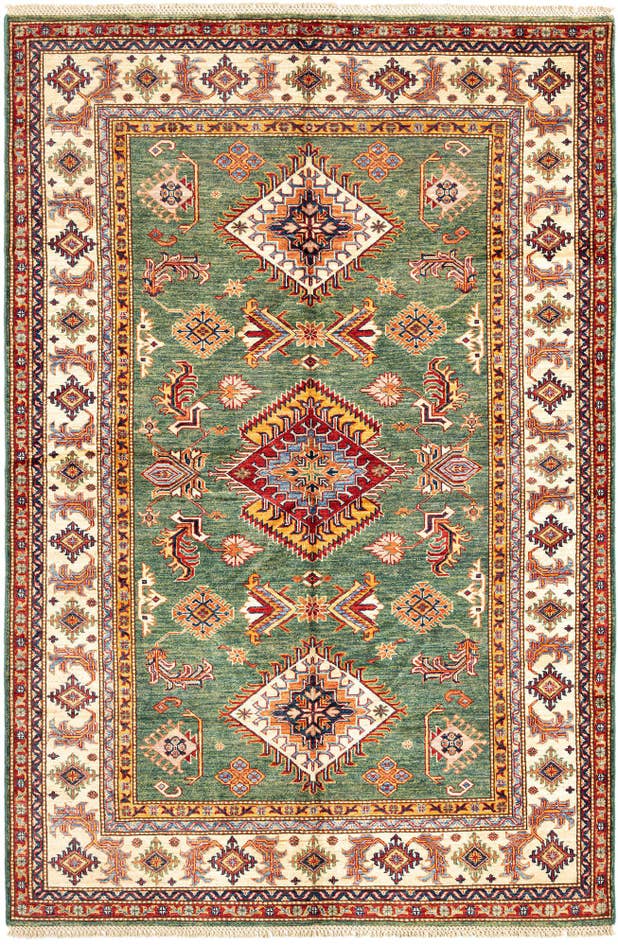 Detail image of 5' 4 x 8' 1 Kazak Wool Rug