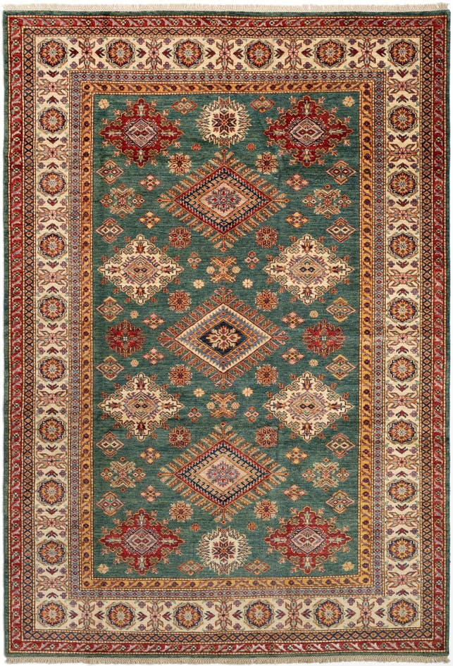 Detail image of 6' 8 x 9' 7 Kazak Wool Rug